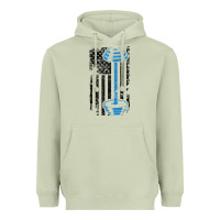 Matcha american flag gym and fitness  weight lifting gift t shirt Heavyweight Hoodie - linhVisuals