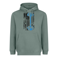 Sage american flag gym and fitness  weight lifting gift t shirt Heavyweight Hoodie - linhVisuals