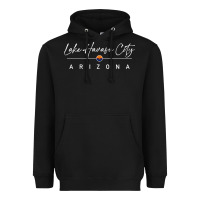 Black lake havasu city, arizona pullover hoodie Heavyweight Hoodie - linhVisuals