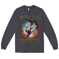 Smoke Stay Wild Cowgirl Long Sleeve Tee - FaDigitalArtStudio