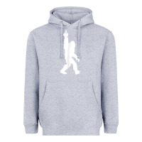 Heather Grey funny bigfoot middle finger for squatch believers t shirt Heavyweight Hoodie - linhVisuals