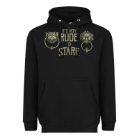 Black it's very rude to stare labyrinth door knocker tank top Heavyweight Hoodie - linhVisuals