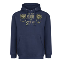 Navy it's very rude to stare labyrinth door knocker tank top Heavyweight Hoodie - linhVisuals