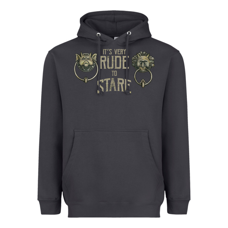 It's Very Rude To Stare Labyrinth Door Knocker Tank Top Heavyweight Hoodie by linhVisuals | Teevron
