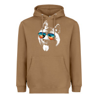 Toasted Coconut american akita shirts with glasses sunglasses retro style t shirt Heavyweight Hoodie - linhVisuals