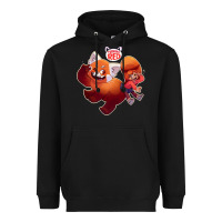 Black turning red Merch Heavyweight Hoodie - linhVisuals