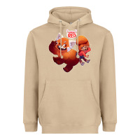 Mushroom turning red Merch Heavyweight Hoodie - linhVisuals