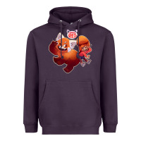 Plum turning red Merch Heavyweight Hoodie - linhVisuals