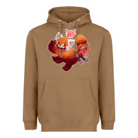 Toasted Coconut turning red Merch Heavyweight Hoodie - linhVisuals