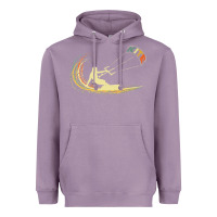 Lavender kite kiteboarding kiting kitesurfing kitesurf gift premium t shirt Heavyweight Hoodie - linhVisuals