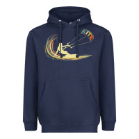 Kite Kiteboarding Kiting Kitesurfing Kitesurf Gift Premium T Shirt Heavyweight Hoodie | Teevron