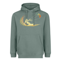 Sage kite kiteboarding kiting kitesurfing kitesurf gift premium t shirt Heavyweight Hoodie - linhVisuals