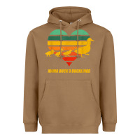 Toasted Coconut mama duck mother of 3 duckling funny mom mommy animal lover t shirt Heavyweight Hoodie - linhVisuals
