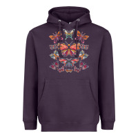 Plum butterfly breeds butterfly t shirt Heavyweight Hoodie - linhVisuals
