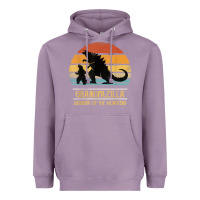 Lavender mens grandpazilla grandpa of monsters retro halloween christmas t shir Heavyweight Hoodie - linhVisuals