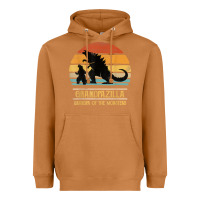 Meerkat mens grandpazilla grandpa of monsters retro halloween christmas t shir Heavyweight Hoodie - linhVisuals