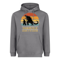 Storm mens grandpazilla grandpa of monsters retro halloween christmas t shir Heavyweight Hoodie - linhVisuals
