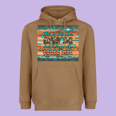 This Is What An Awesome Dental Hygienist Looks Like Heavyweight Hoodie Designed By Jahusdesignshop