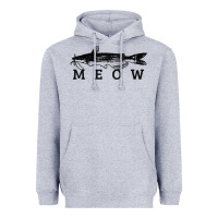 Heather Grey catfish meow funny catfishing fishing fisherman gift t shirt Heavyweight Hoodie - linhVisuals