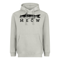 Catfish Meow Funny Catfishing Fishing Fisherman Gift T Shirt Heavyweight Hoodie | Teevron