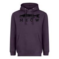 Plum catfish meow funny catfishing fishing fisherman gift t shirt Heavyweight Hoodie - linhVisuals