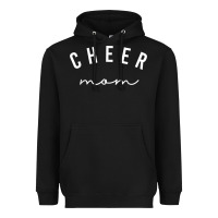 Black cute cheer mom t shirt Heavyweight Hoodie - linhVisuals