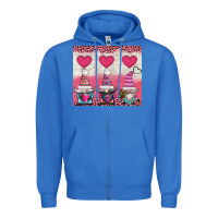 True Royal v.d 3 gnomes and hearts Zipper Hoodie - AdoDesignShop