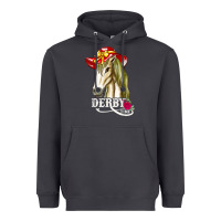 Smoke derby day shirt 2022 horse derby party horse racing t shirt Heavyweight Hoodie - linhVisuals