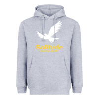 Heather Grey Solitude Mountain Resort Heavyweight Hoodie - linhVisuals