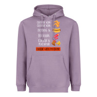 Lavender chicken wing chicken wing hotdog and bologna shirt t shirt Heavyweight Hoodie - linhVisuals