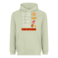 Matcha chicken wing chicken wing hotdog and bologna shirt t shirt Heavyweight Hoodie - linhVisuals