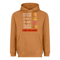 Meerkat chicken wing chicken wing hotdog and bologna shirt t shirt Heavyweight Hoodie - linhVisuals
