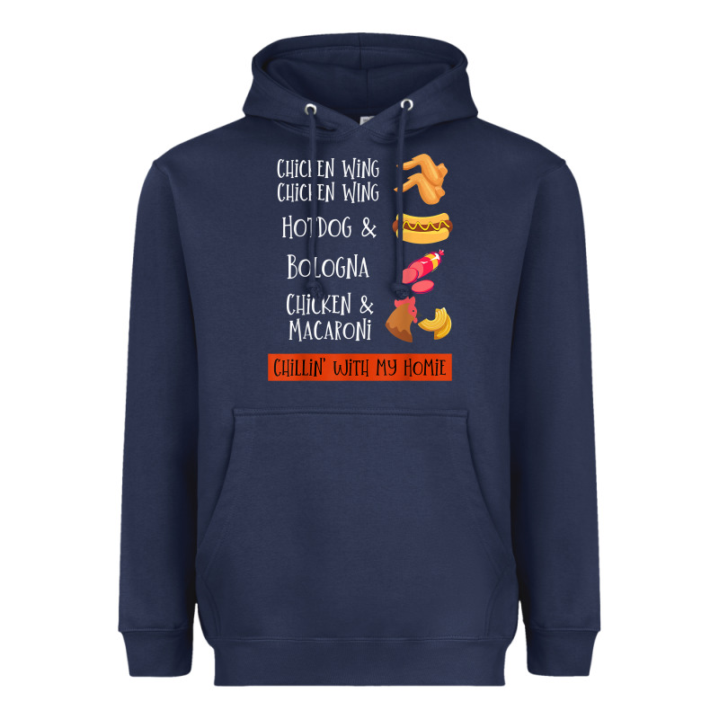 Chicken Wing Chicken Wing Hotdog And Bologna Shirt T Shirt Heavyweight Hoodie by linhVisuals | Teevron