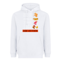 White chicken wing chicken wing hotdog and bologna shirt t shirt Heavyweight Hoodie - linhVisuals