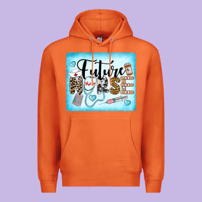 Western Future Nurse Premium Hoodie Designed By Lillyallendesigns
