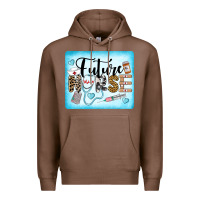 Chestnut Western Future Nurse Premium Hoodie - LillyAllenDesigns