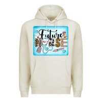 Oatmeal Heather Western Future Nurse Premium Hoodie - LillyAllenDesigns
