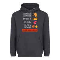 Smoke chicken wing chicken wing hotdog and bologna shirt t shirt Heavyweight Hoodie - linhVisuals