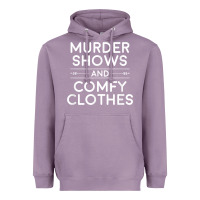 Lavender crime shows shirt, murder shows and comfy clothes t shirt Heavyweight Hoodie - linhVisuals