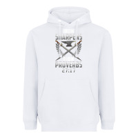 White iron sharpens iron quote proverbs 2717 christian cool gift t shirt Heavyweight Hoodie - linhVisuals
