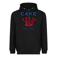 Black Cake Fashion Nugget Heavyweight Hoodie - linhVisuals