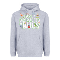 Heather Grey funny bug tshirt, insect lover shirt, bug collector t shirt Heavyweight Hoodie - linhVisuals