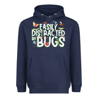 Navy funny bug tshirt, insect lover shirt, bug collector t shirt Heavyweight Hoodie - linhVisuals