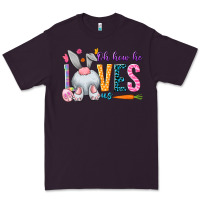 Plum Oh how he loves us Easter Day Premium Tee - HowdyJamesFarm