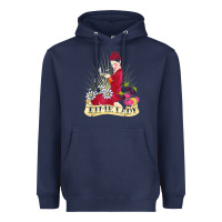 Navy doctor who rockabilly missy time lady baker t shirt Heavyweight Hoodie - linhVisuals