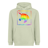 Matcha feeling magical but also stabby unicorn rainbow t shirt Heavyweight Hoodie - linhVisuals
