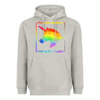 Moon Dust feeling magical but also stabby unicorn rainbow t shirt Heavyweight Hoodie - linhVisuals