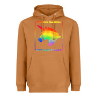 Meerkat feeling magical but also stabby unicorn rainbow t shirt Heavyweight Hoodie - linhVisuals