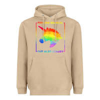 Mushroom feeling magical but also stabby unicorn rainbow t shirt Heavyweight Hoodie - linhVisuals