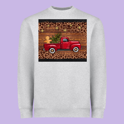 Christmas Truck Heavyweight Sweatshirt Designed By Adodesignshop